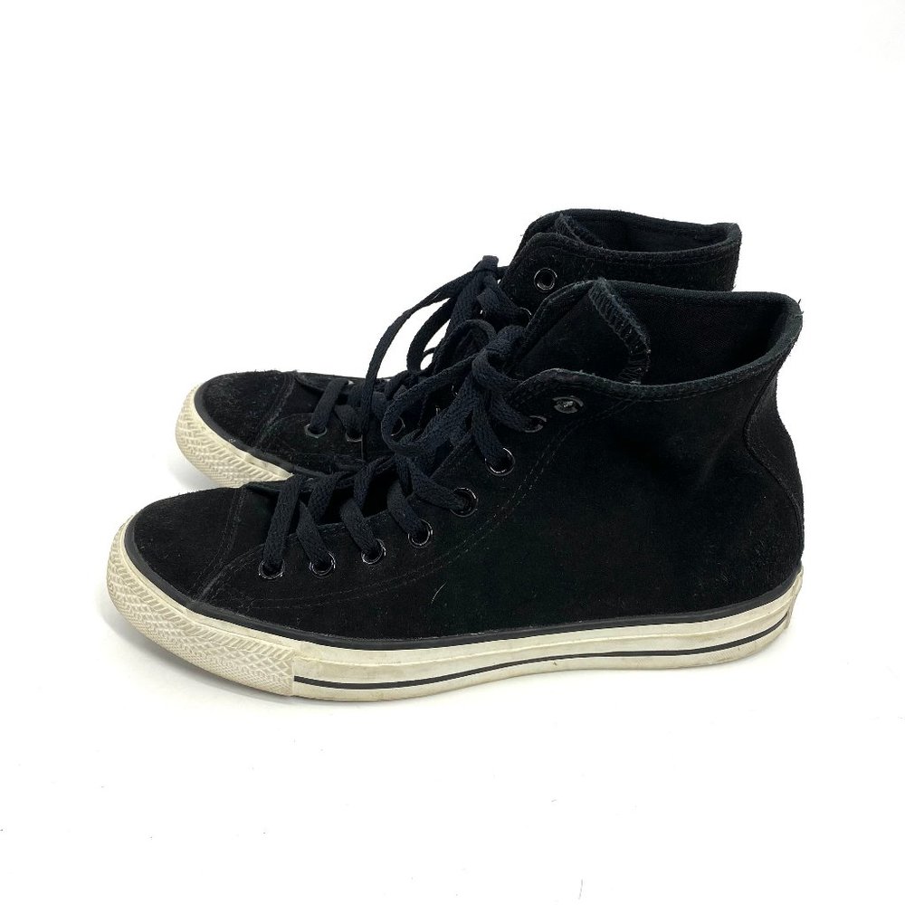Vintage Black Suede High Top Converse